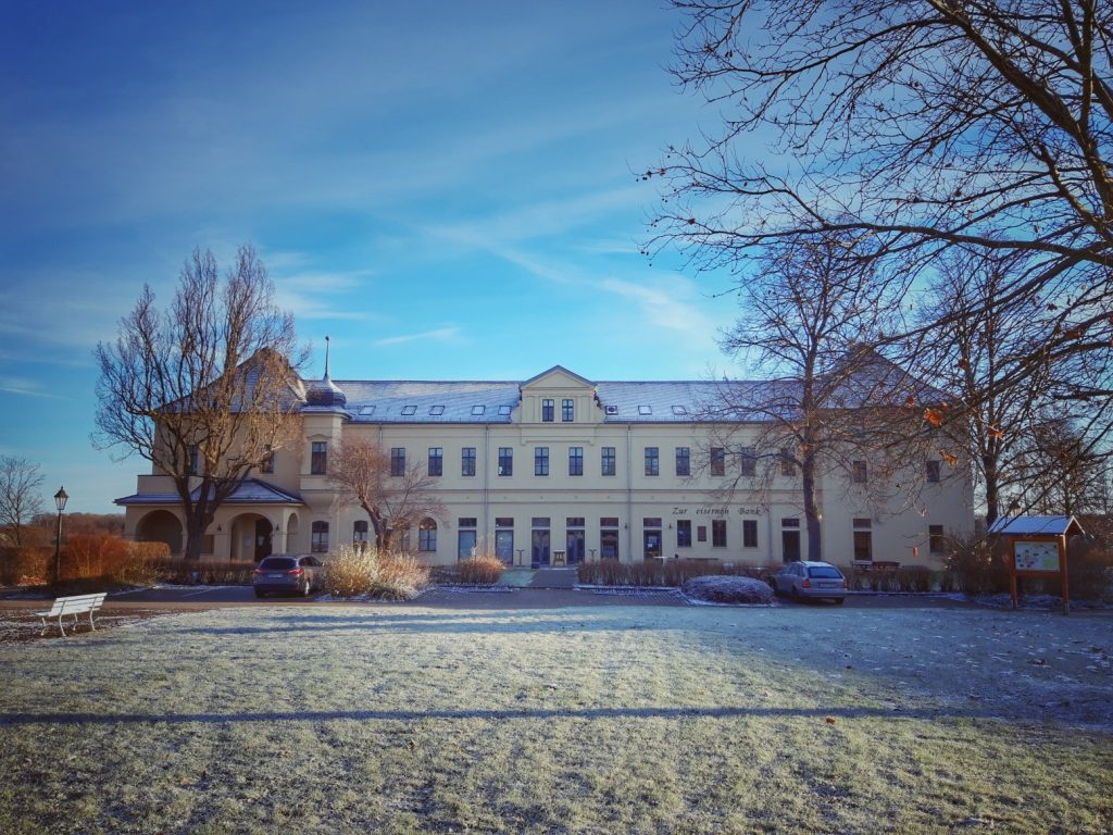 Herrenhaus Posterstein im Winter 2021