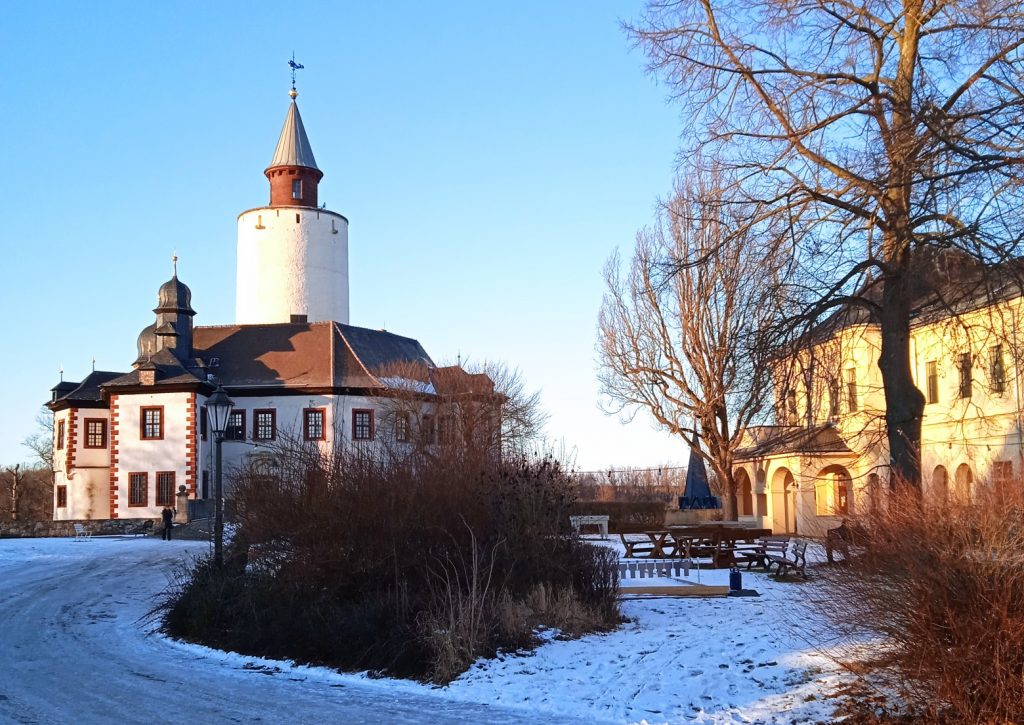Burg und Herrenhaus Posterstein im Winter